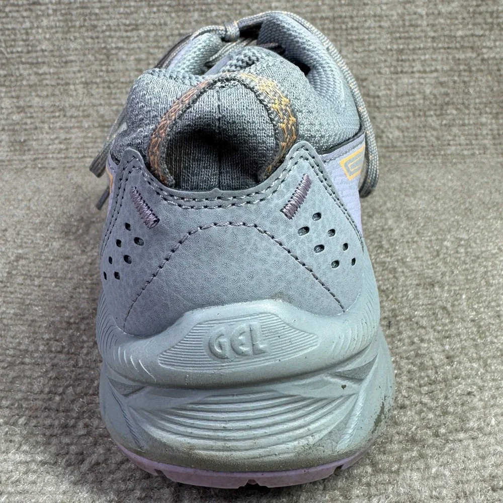 ASICS Gel Venture 9‎ Womens 9 Grey Purple Trail Running Shoes 1012B314 Wide